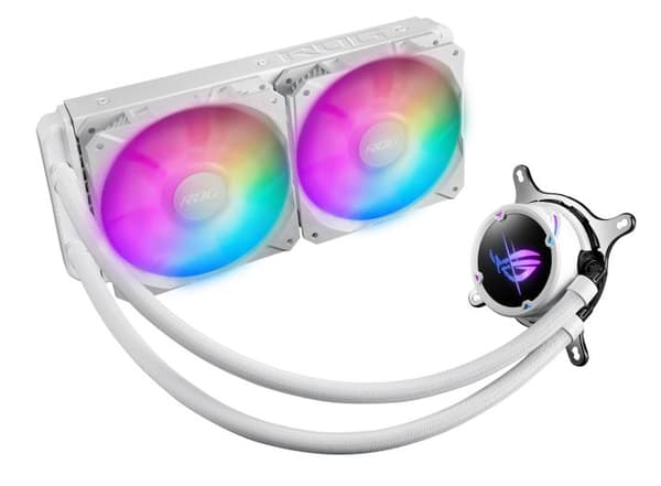 ASUS ROG STRIX LC II 240 ARGB WHITE EDITION AiO Liquid Cooler Hvid