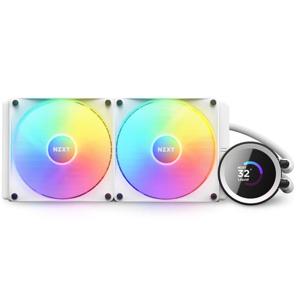 NZXT Kraken 280 RGB Processor All-in-one liquid cooler 14 cm White 1 pc(s)