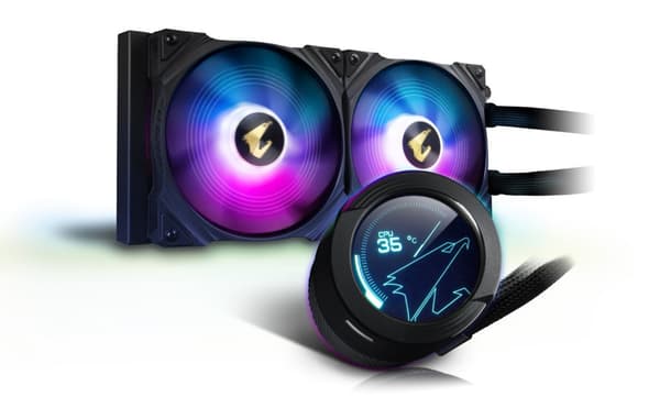 Gigabyte AORUS WATERFORCE X 280 Processor All-in-one liquid cooler Black 1 pc(s) Sort