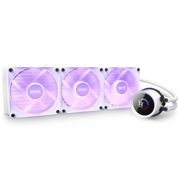 NZXT Kraken 360 RGB Processor All-in-one liquid cooler 12 cm White 1 pc(s)