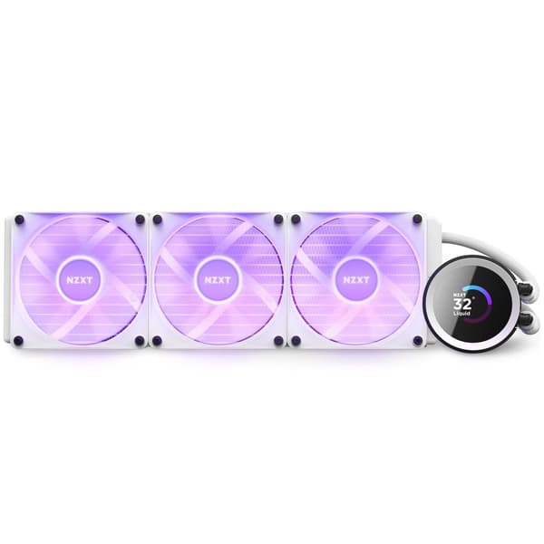 NZXT Kraken 360 RGB Processor All-in-one liquid cooler 12 cm White 1 pc(s)