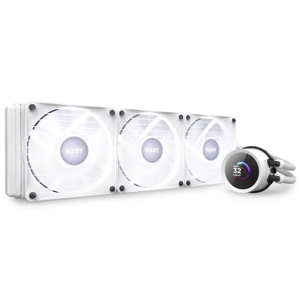 NZXT Kraken 360 RGB Processor All-in-one liquid cooler 12 cm White 1 pc(s)