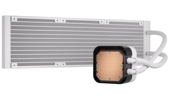 Corsair CW-9060077-WW computer cooling system Processor All-in-one liquid cooler 12 cm White 1 pc(s)