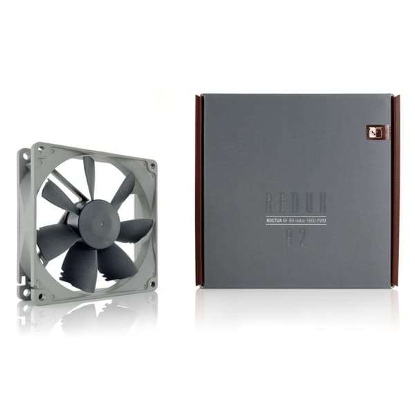 Noctua NF-B9 redux-1600 PWM Computer case Fan 9.2 cm Black, Grey