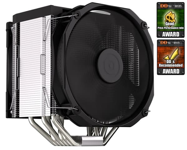 ENDORFY FORTIS 5 DUAL FAN SPC307 CPU cooling PC Fan Radiator 14/12 cm Black Svart