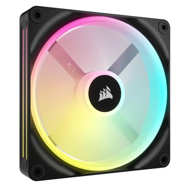 Corsair QX140 140mm RGB Expansion Kit, iCUE LINK Sort, Hvit