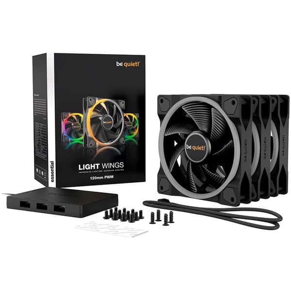 CASE FAN 120MM LIGHT WINGS/TRIPLE-PACK BL076 BE QUIET