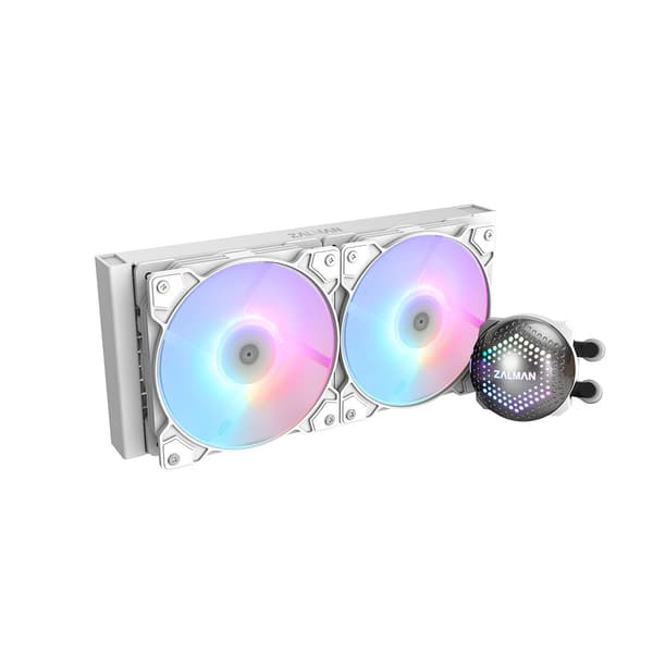 Zalman vodní chladič CPU ALPHA24 White / 2 x 120 mm / PWM / ARG / bílý
