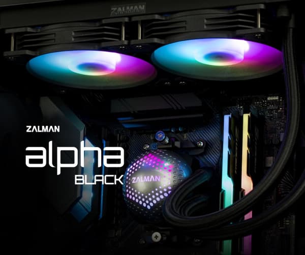 Zalman vodní chladič CPU ALPHA24 White / 2 x 120 mm / PWM / ARG / bílý