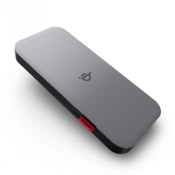 LENOVO Go USB-C Mobile Power Bank 10000mAh + Qi Wireless Svart