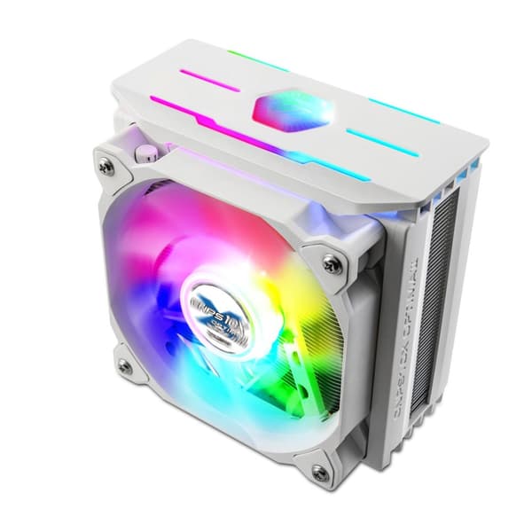 Zalman chladič CPU CNPS10X OPTIMA II / 120mm RGB ventilátor / heatpipe / PWM / výška 160mm / pro AMD i Intel / bílý Vit