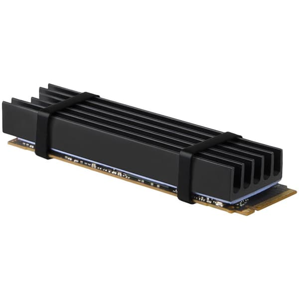 AXAGON CLR-M2L10 passive - M.2 SSD, 80mm SSD, ALU body, silicone thermal pads, height 10mm Sort