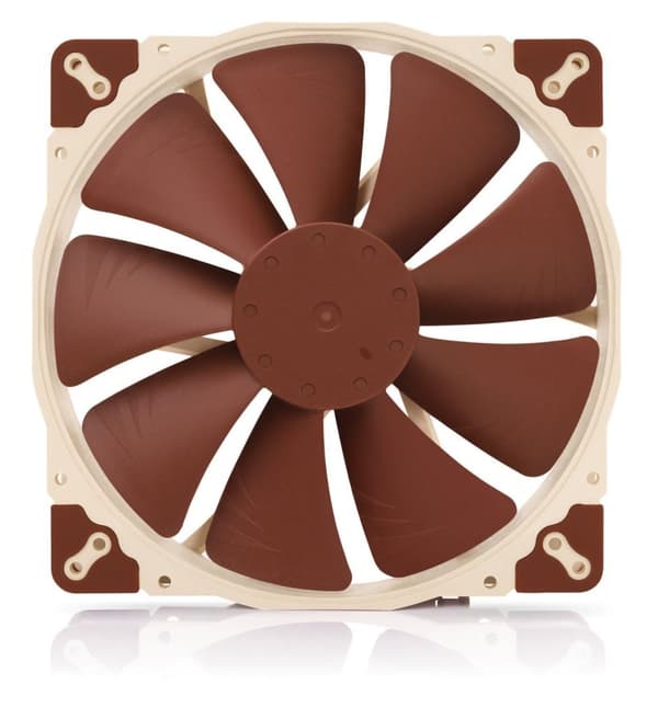 Fan Noctua NF-A20 FLX 200x200x30mm Beige, Brun