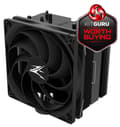 Pikkukuva 1 / 4: Zalman chladič CPU CNPS10X Performa Black / 135mm ventilátor / 4x heatpipe / PWM / výška 155mm / pro AMD i Intel / černý