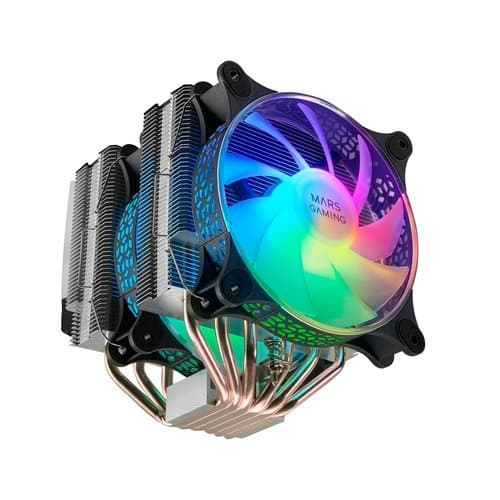 Mars Gaming MCPU-XT CPU Cooler Dual Tower Cooling 300W 2x120mm ARGB