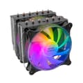 Miniatyrbilde 1 av 6: Mars Gaming MCPU-XT CPU Cooler Dual Tower Cooling 300W 2x120mm ARGB
