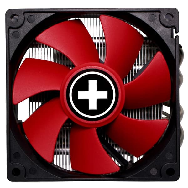 Xilence XC040 computer cooling system Processor Cooler 9.2 cm Black, Red Sort, Rød