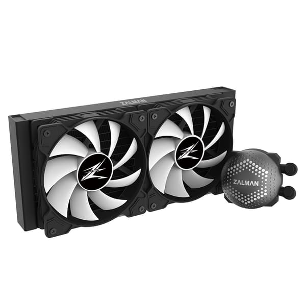 Zalman vodní chladič CPU ALPHA28 Black/ 2 x 140 mm / PWM / ARGB / černý