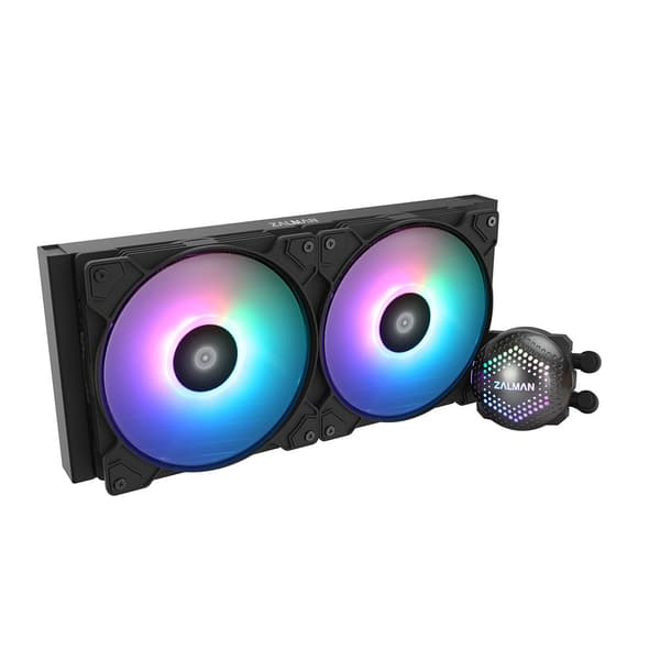 Zalman vodní chladič CPU ALPHA28 Black/ 2 x 140 mm / PWM / ARGB / černý