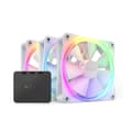 Miniatyrbillede 1 af 5: NZXT F120 White RGB Triple Pack & Controller