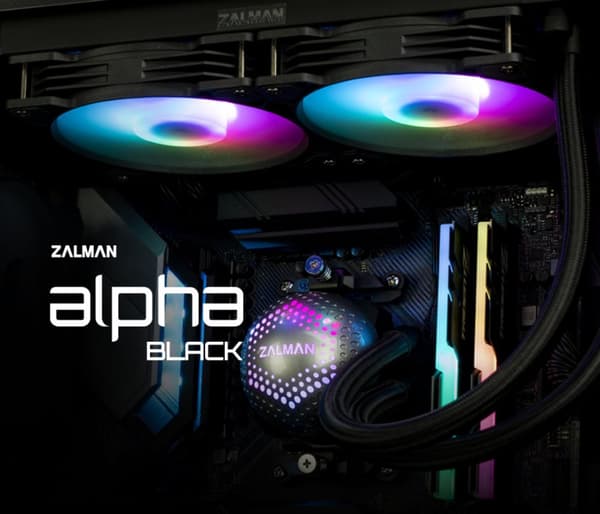 Zalman vodní chladič CPU ALPHA28 White/ 2 x 140 mm / PWM / ARGB / bílý
