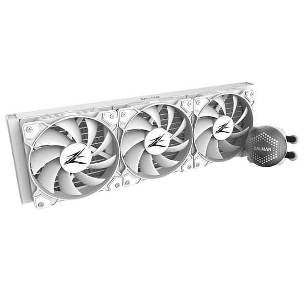 Zalman vodní chladič CPU ALPHA36 White /  3 x 120 mm / PWM / ARGB / bílý