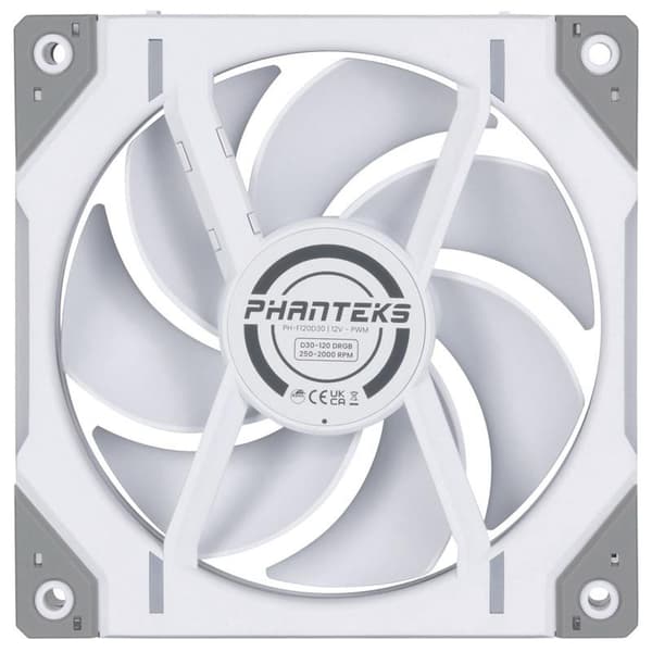 Phanteks PH-F120D30 Fan 12 cm White 3 pc(s)
