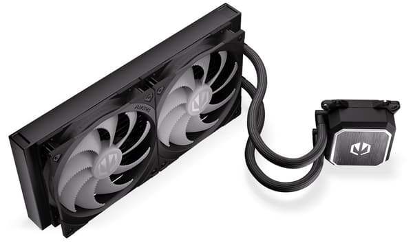 CPU Cooler ENDORFY Navis F280 ARGB - Black Sort