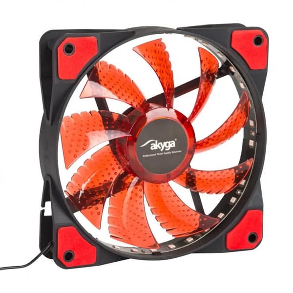 Akyga AW-12A-BR computer cooling system Computer case Fan 12 cm Transparent 1 pc(s)