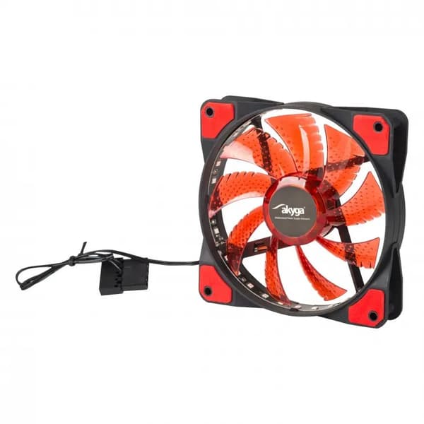 Akyga AW-12A-BR computer cooling system Computer case Fan 12 cm Transparent 1 pc(s)