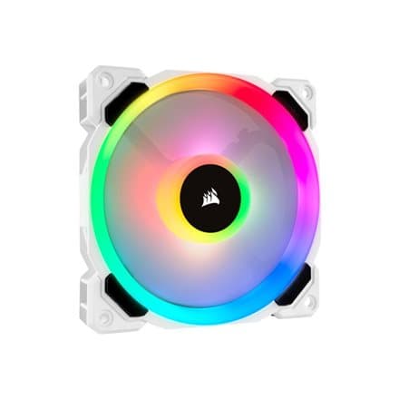 Corsair LL120 RGB LED 120mm PWM White High Airflow Fan
