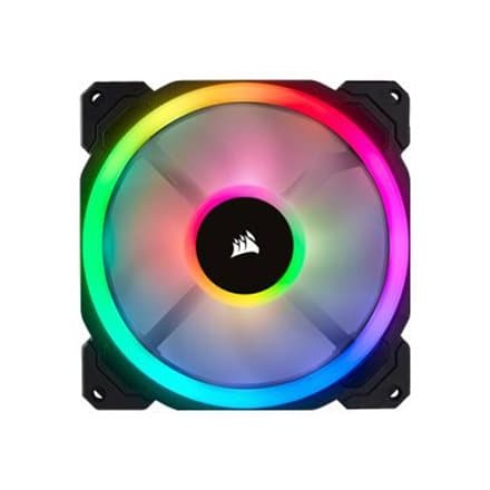 Corsair LL Series, LL140 RGB, 140mm Dual Light Loop RGB LED PWM Fan, Single Pack