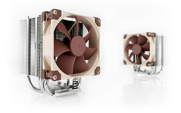 Noctua NH-U9S datorkylsystem Processor Kylare 9,2 cm Brun, Metallic