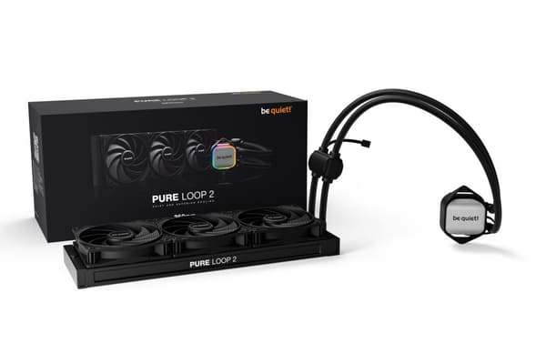 Vær stille! Pure Loop 2 | 360 mm Processor Alt-i-en væskekøler 12 cm Sort 1 stk.