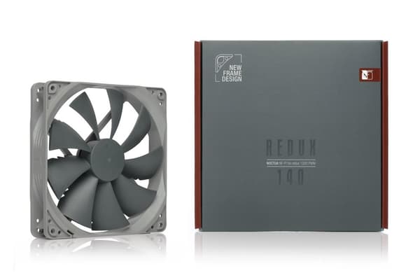 Noctua NF-P14S REDUX-1200 PWM datorkylsystem Datorfodral Fläkt 14 cm Grå