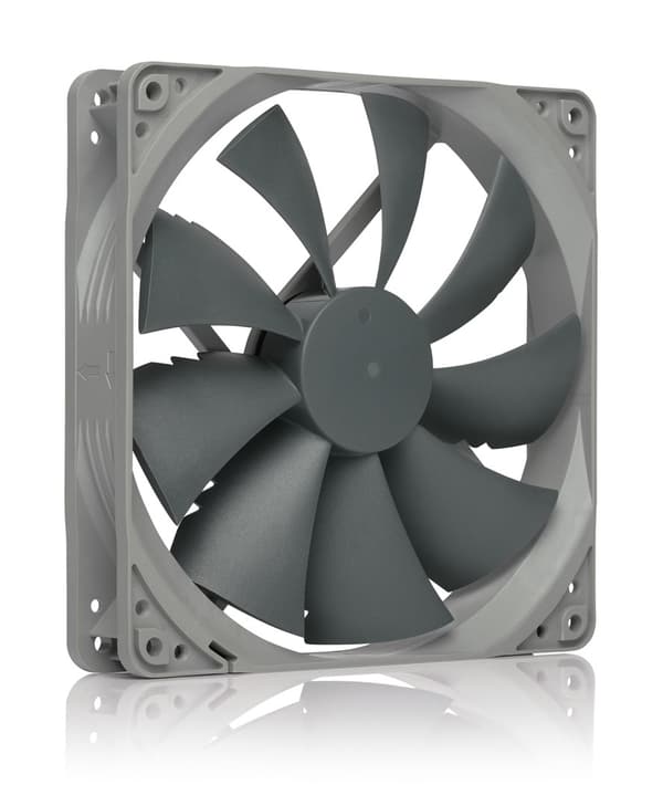 Noctua NF-P14S REDUX-1200 PWM datorkylsystem Datorfodral Fläkt 14 cm Grå Grå