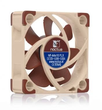 Noctua NOC-NF-A4X10-FLX datorkylningskomponent Datorfodral Fläkt 4 cm Beige, Brun 1 st.