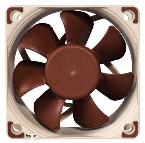 Noctua NF-A6X25 FLX datorkylsystem Datorfodral Fläkt 6 cm Brun