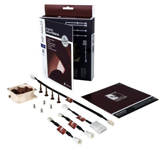 Noctua NF-A6X25 FLX datorkylsystem Datorfodral Fläkt 6 cm Brun