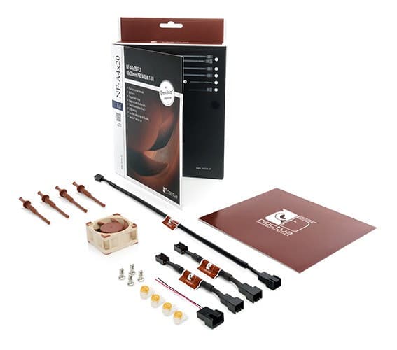 Noctua NF-A4x20 FLX Datorfodral Fläkt 4 cm Beige, Brun