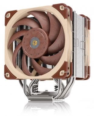 Noctua NH-U12A computerkølingskomponent Processor Køler 12 cm Beige, Brun, Sølv 1 stk. Beige, Brun, Sølv