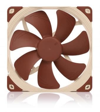 Noctua NOC-NF-A14-ULN computer kølekomponent Computer taske Ventilator 14 cm Beige, Brun 1 stk.