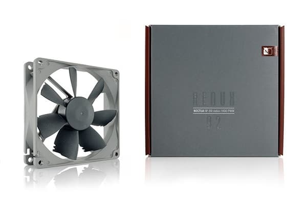 Noctua NF-B9 redux-1600 PWM Tietokonekotelo Tuuletin 9,2 cm Musta, Harmaa