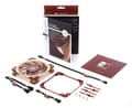 Miniatyrbild 5 av 7: Noctua NF A12x25 5V PWM Datorfodral Fläkt 12 cm Beige, Röd