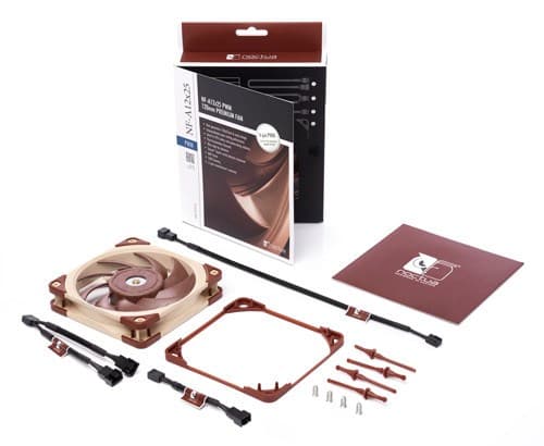 Noctua NF A12x25 5V PWM Datorfodral Fläkt 12 cm Beige, Röd
