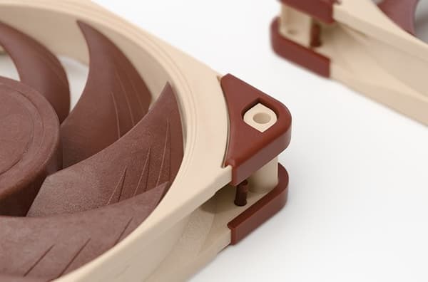 Noctua NF A12x25 5V PWM Datorfodral Fläkt 12 cm Beige, Röd