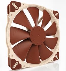Noctua NF-A20 FLX Computertaske Ventilator 20 cm Beige, Brun Beige, Brun