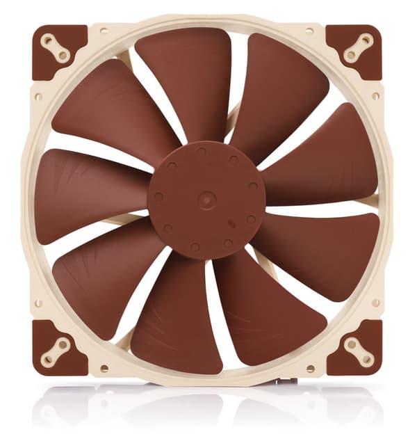 Noctua NF-A20 Computertaske Ventilator 20 cm Beige, Brun