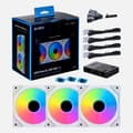 Pikkukuva 4 / 7: Fans Lian Li UNI SL-INF 120 ARGB 3 Fan Pack White Controller included