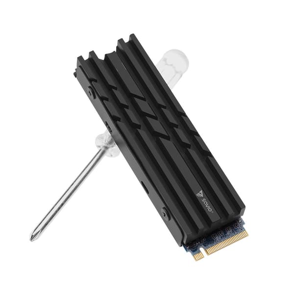 SAVIO Køling til M.2 NVME 2280 drev, AK-60, Sort